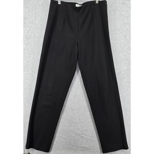 Vtg Christopher Banks Sz 6 Pant Trouser Black Side Zip Stretch Office Dress Y2K